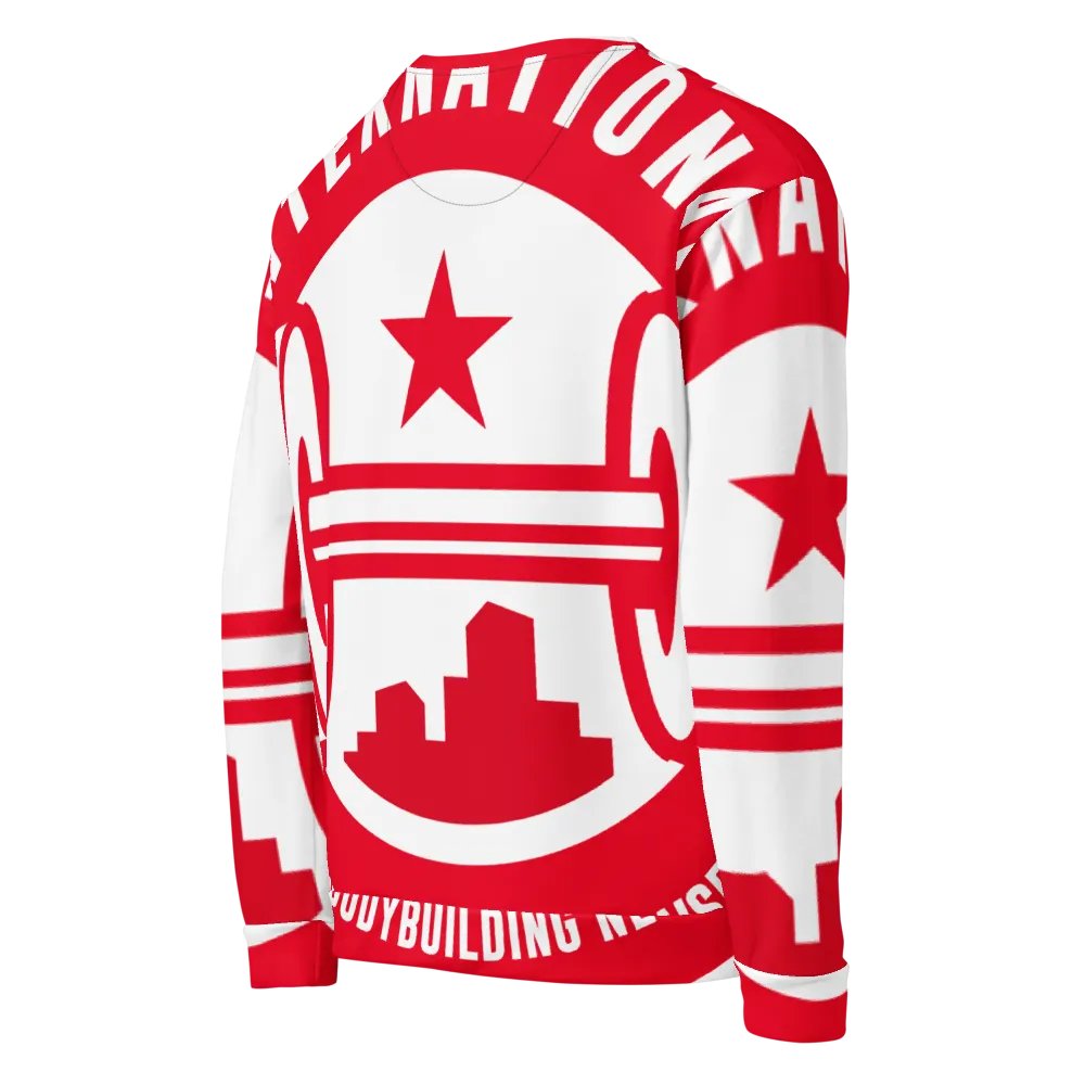 IFBNewsfeed.Org's All-Over Print Recycled Unisex Sweatshirt product image (6)