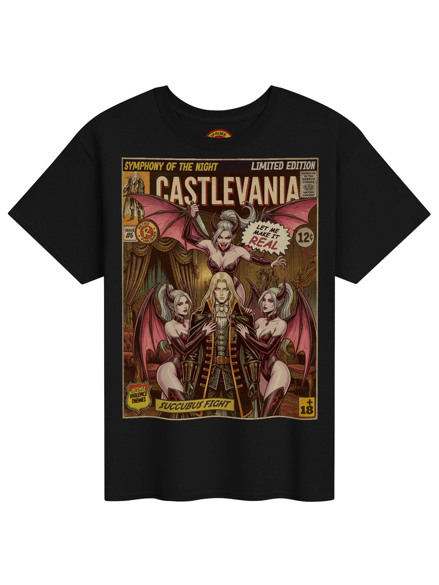 Castlevania: Symphony of the Night Comic Art T-Shirt product image (1)