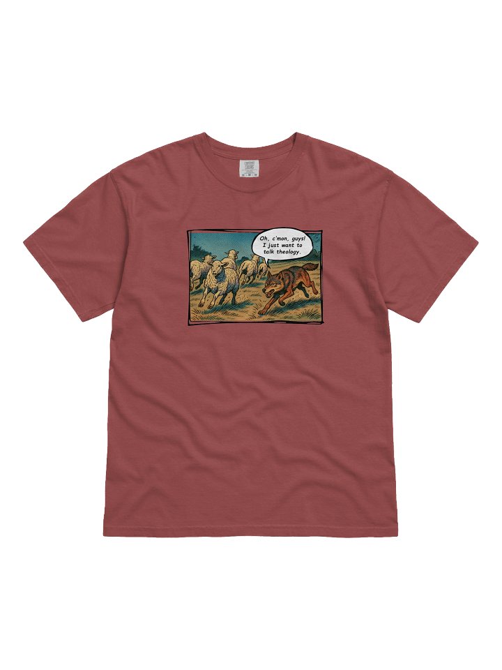 Wolves Just Wanna Talk Theology T-Shirt product image (7)