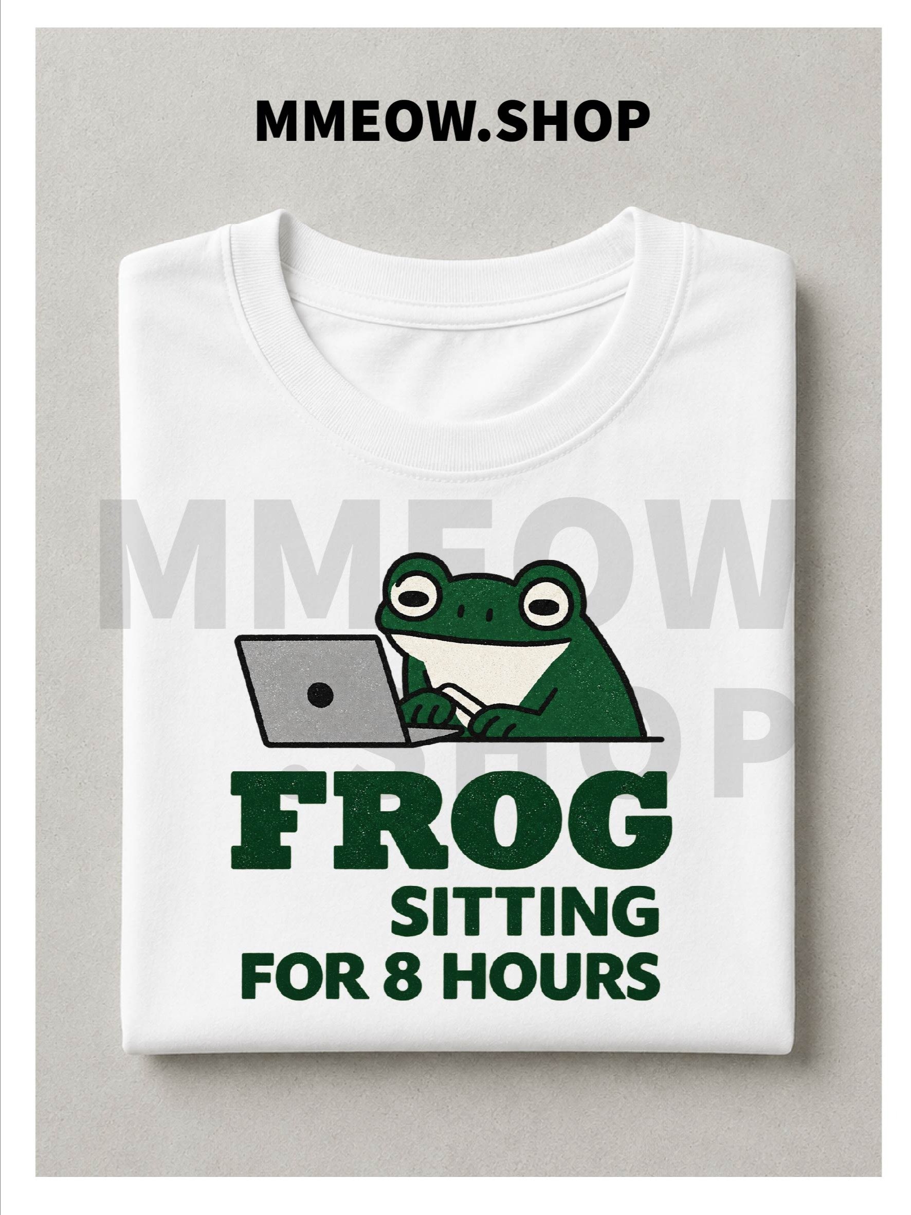 Frog sitting for 8 hours T - SHIRT PRINTED product image (14)