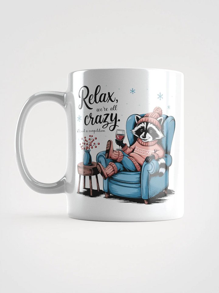 Crazy Raccoon Wine Mug product image (1)