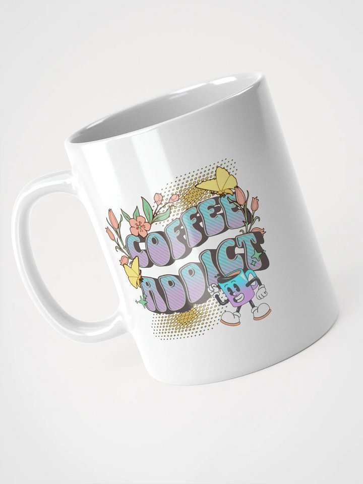 Coffee Addict Mascot Mug Whimsical Mug product image (2)
