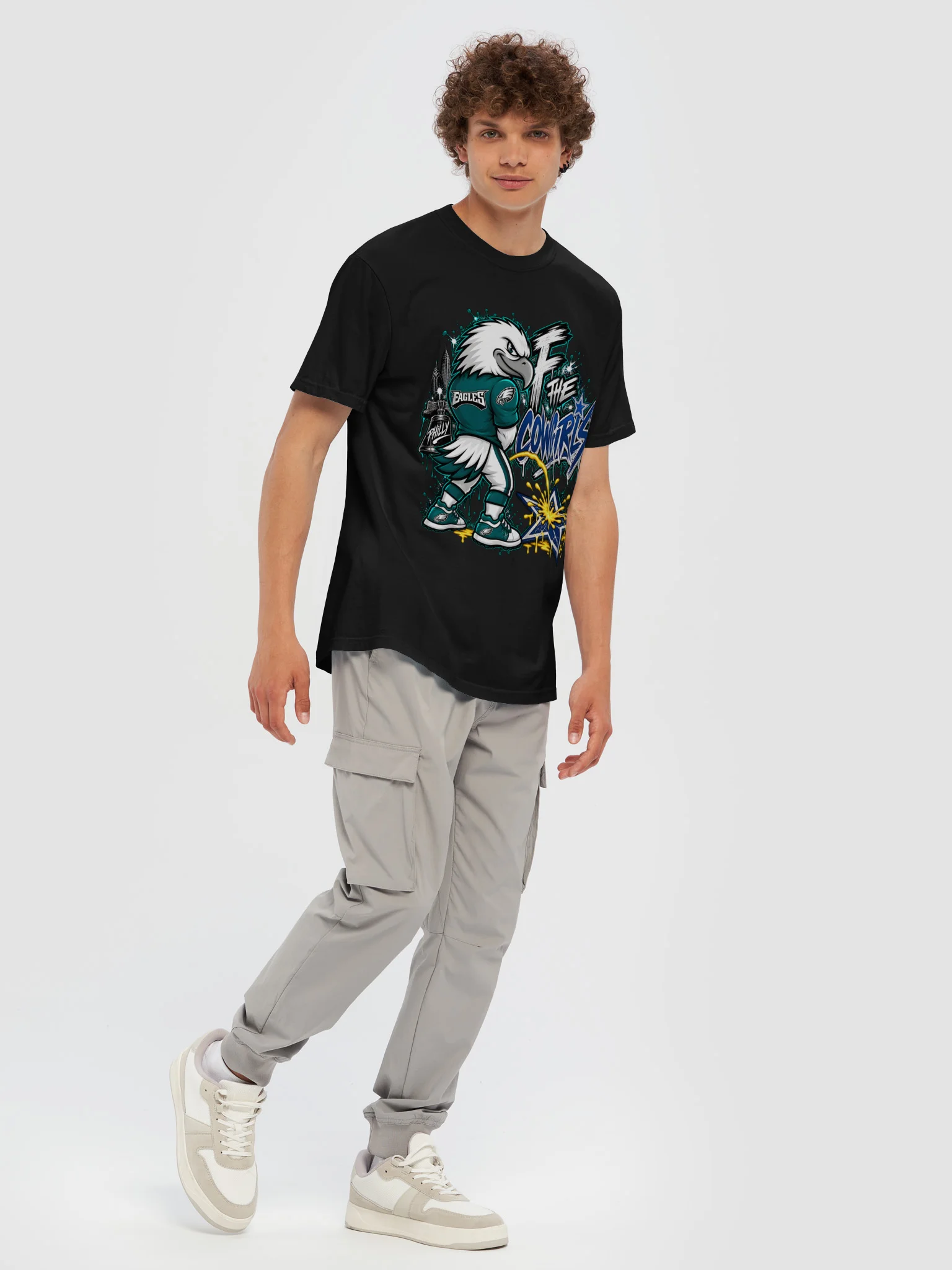 Philly Eagles vs The Cowgirls Graphic Tee product image (20)