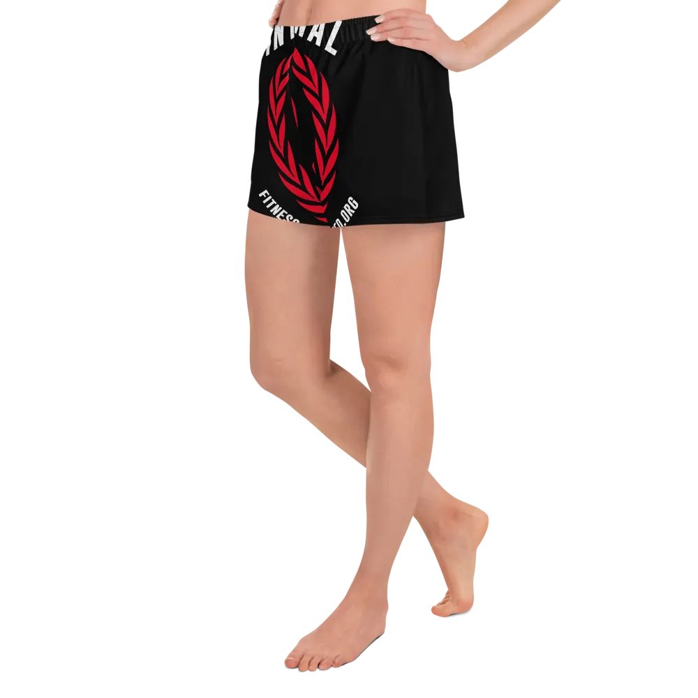 IFBNewsfeed.Org's ALL-OVER PRINT WOMEN'S ATHLETIC SHORT SHORTS product image (4)