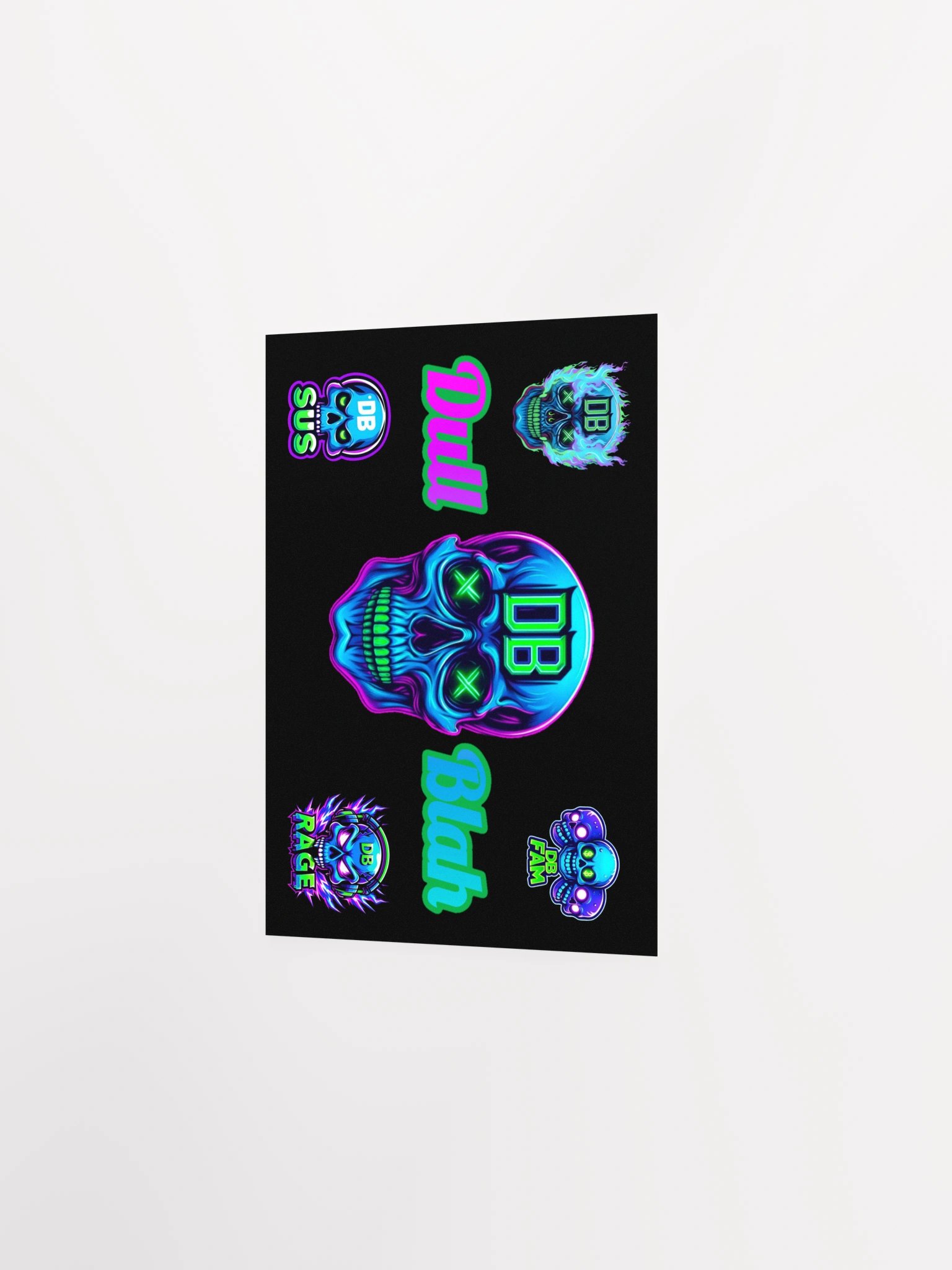 "DullBlah Signature" Enhanced Matte Poster product image (2)