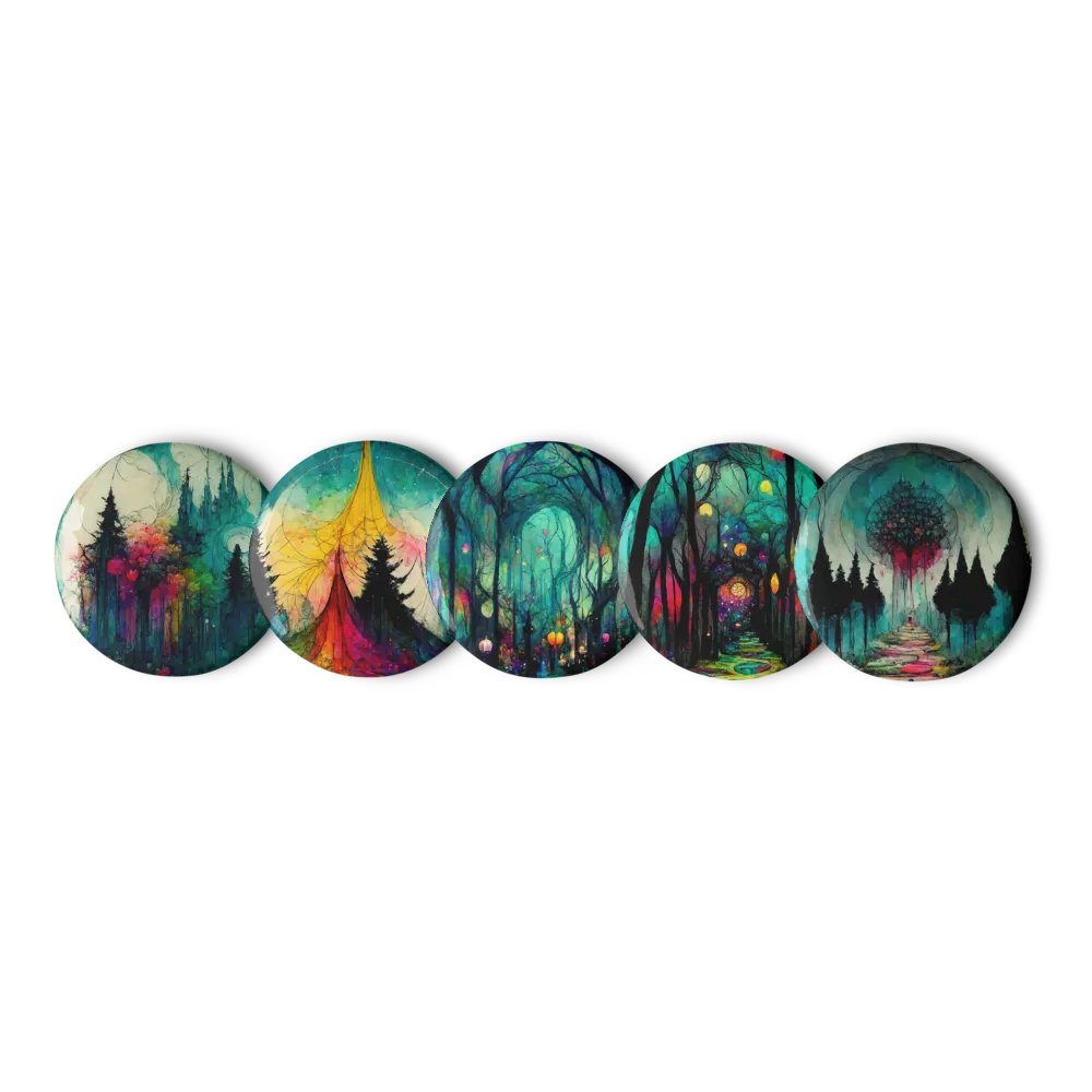 Enchanted Forest Pin Button Set product image (1)