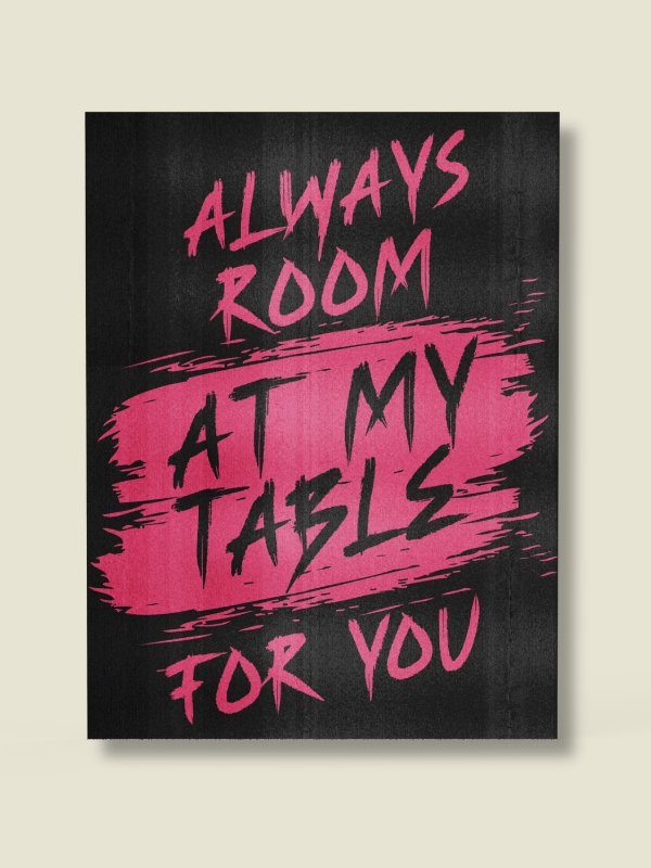 90s Grunge Friendship Board Game Room Poster Pink- UNFRAMED product image (1)