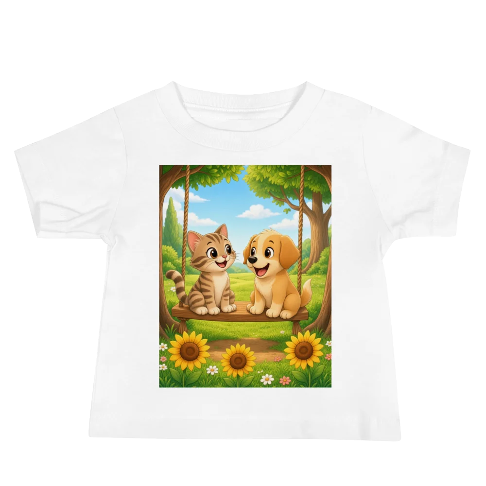 Kitten & Puppy Baby Tee product image (2)