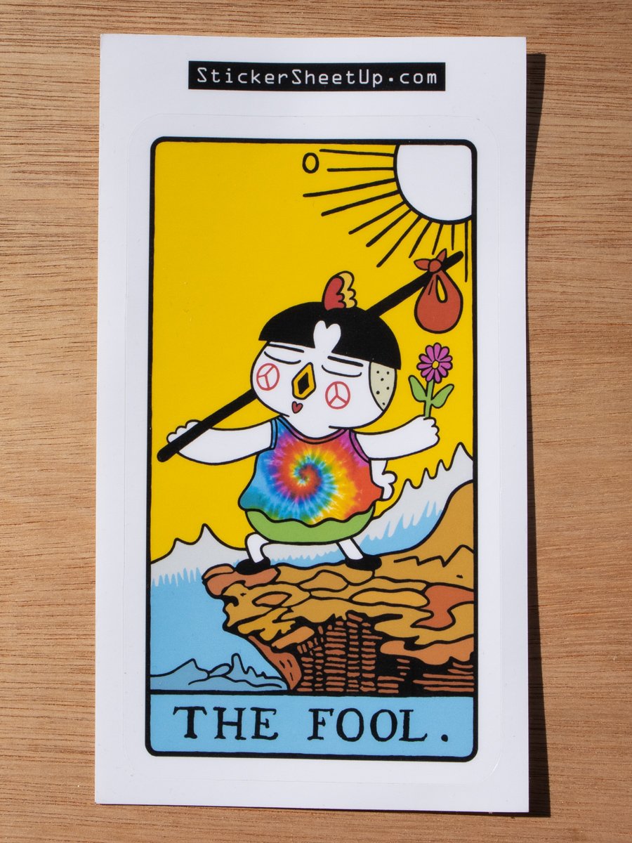 The Fool Tarot Sticker / Spicy Noods Edition product image (3)