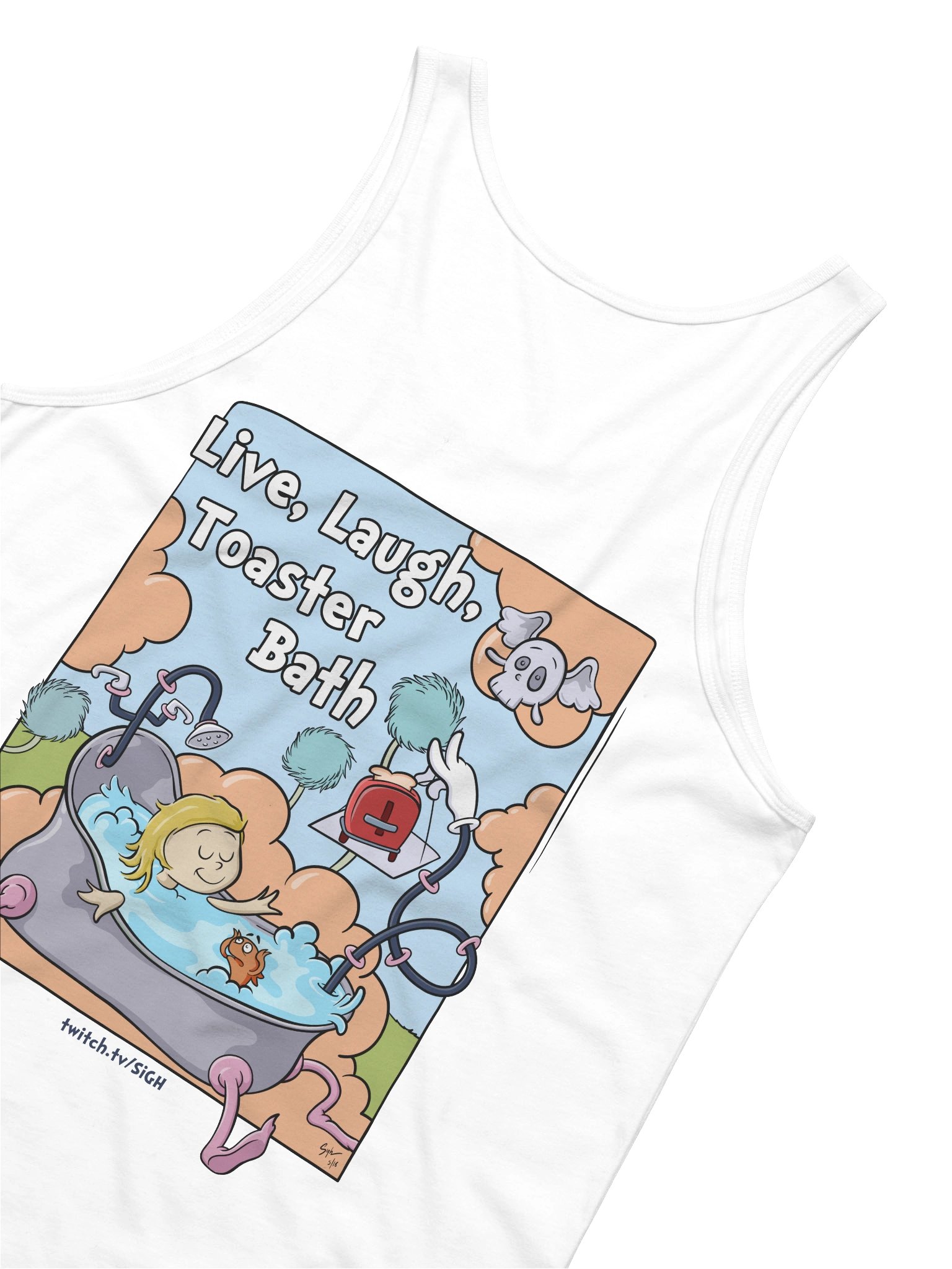 Live Laugh Toaster Bath Tank product image (16)