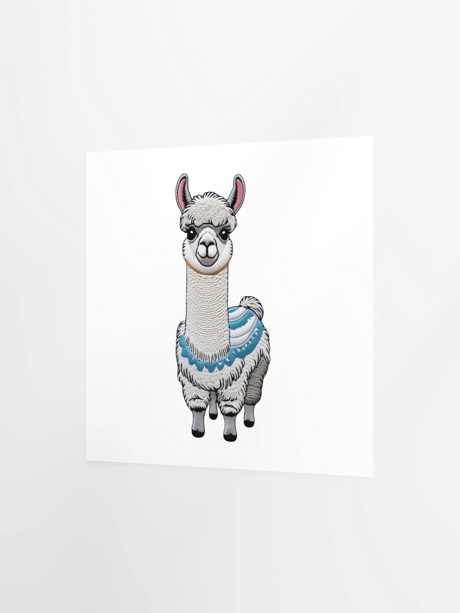 Llama Love Embroidered Patch Poster product image (6)