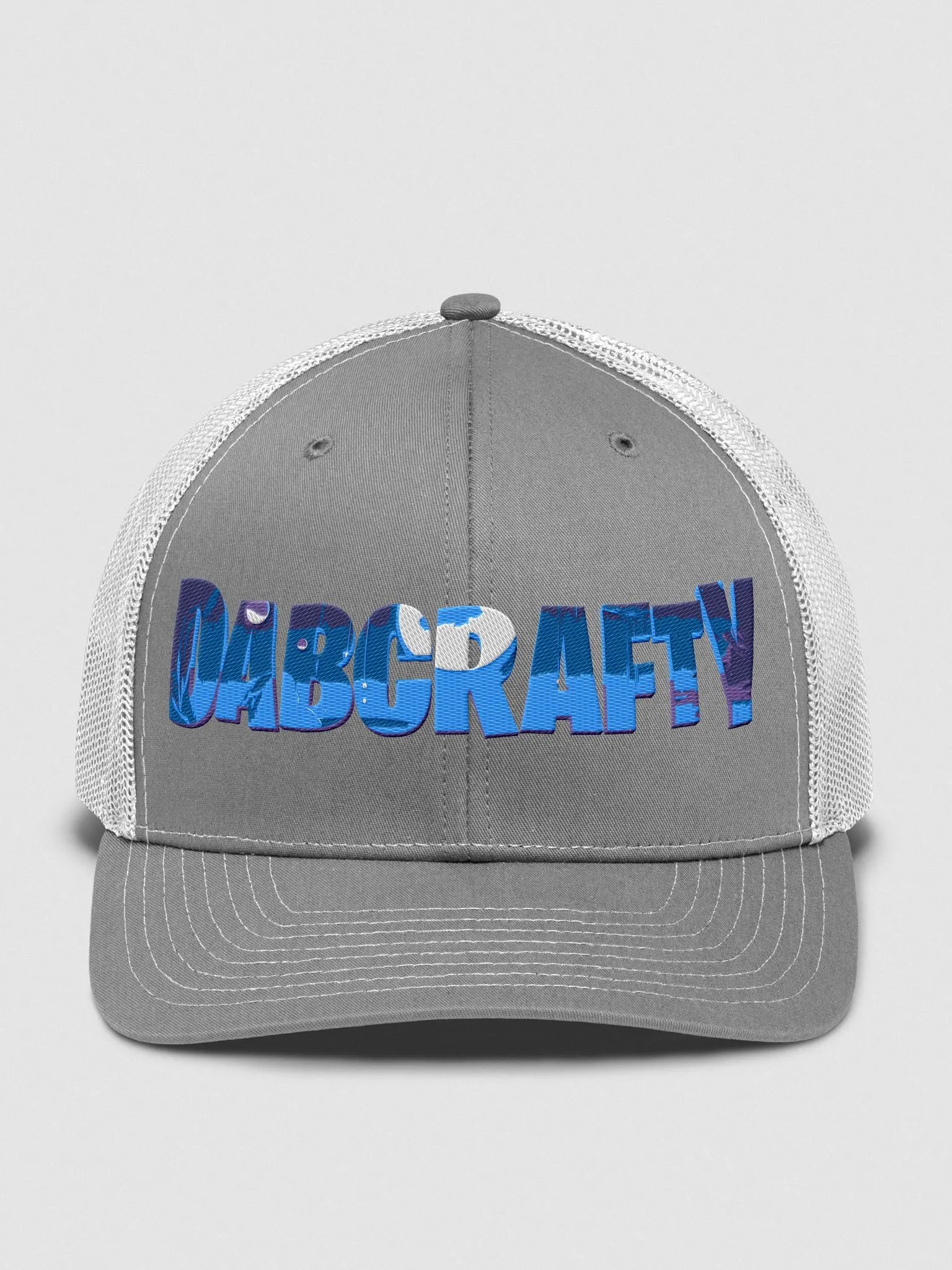 🧢 First Edition Dabcrafty Trucker Hat Gray – A Classic Look for True Fans! 🎮✨ product image (6)