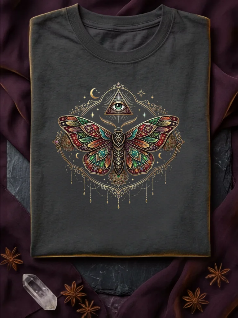 Celestial Eye Moth Tee product image (1)