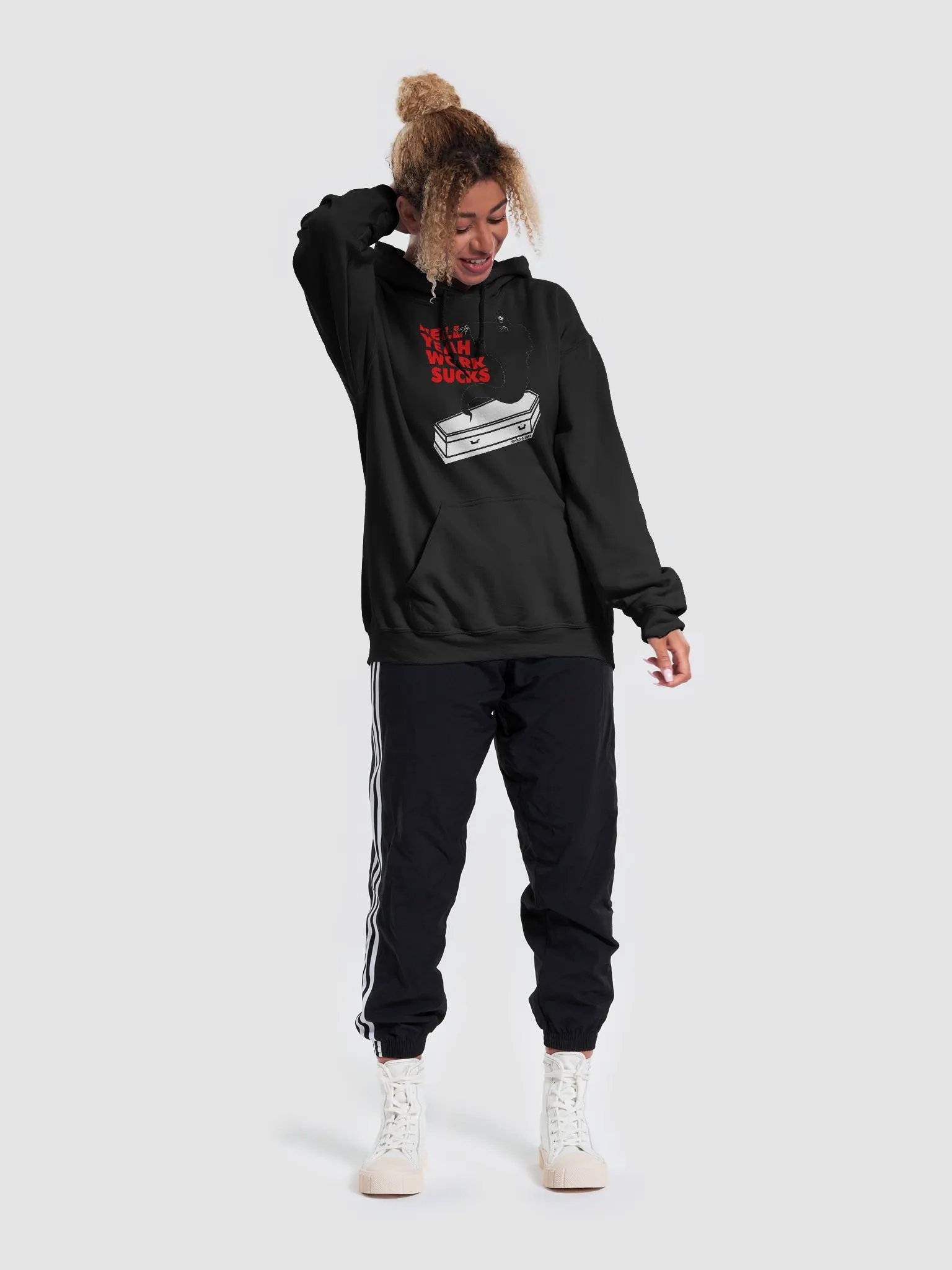 HELL YEAH WORK SUCK'S - HOODY product image (5)