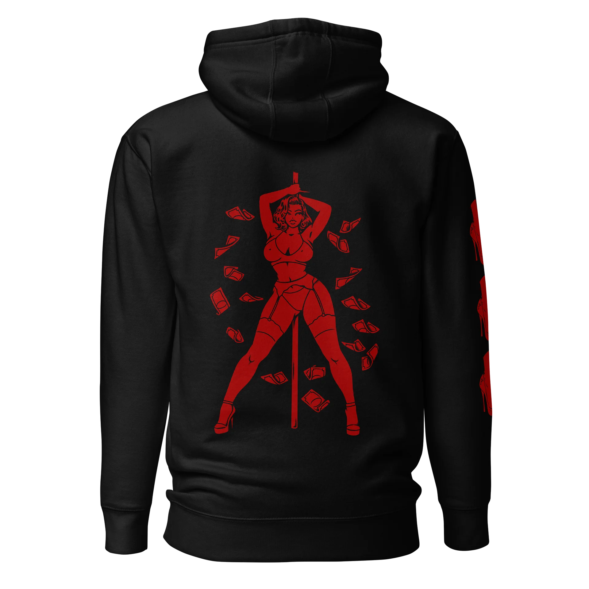 Violet hoodie - blood red product image (1)