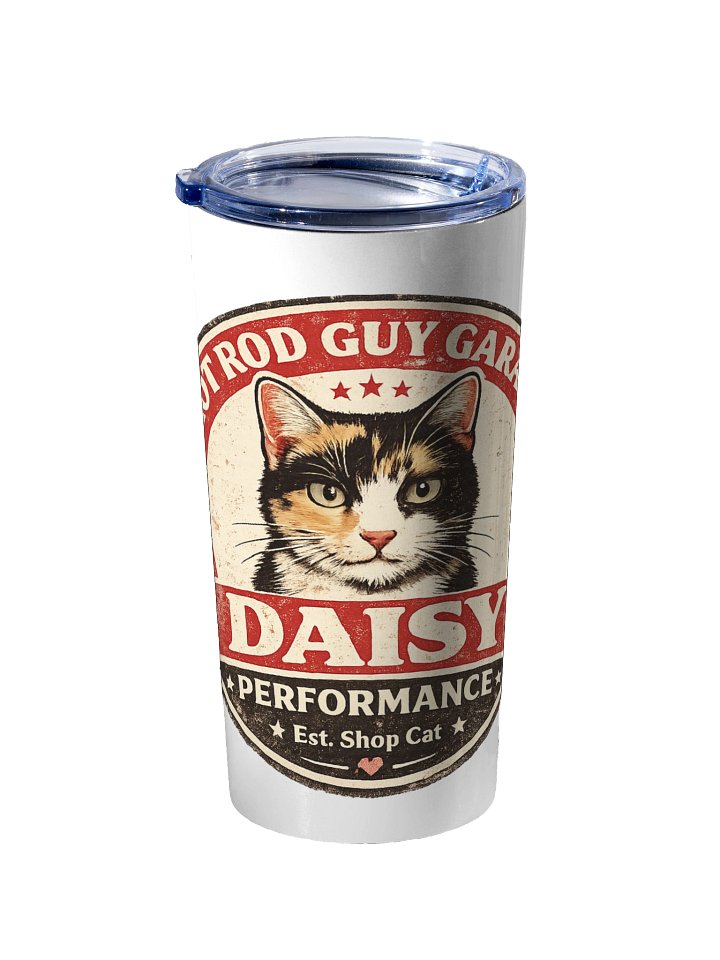 Vintage Hot Rod Cat Stainless Steel Tumbler product image (2)