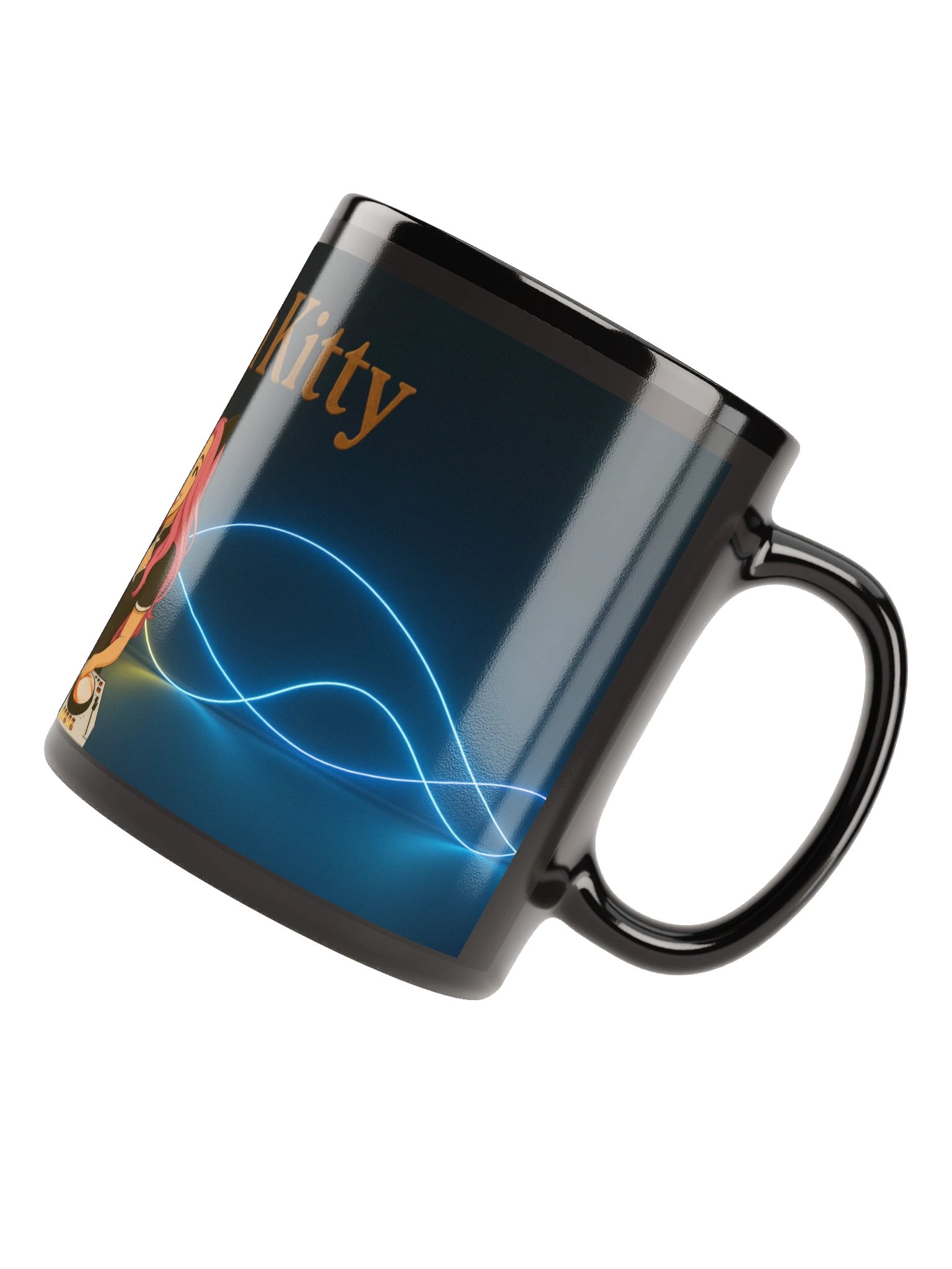 TnK Black Glossy Mug product image (7)