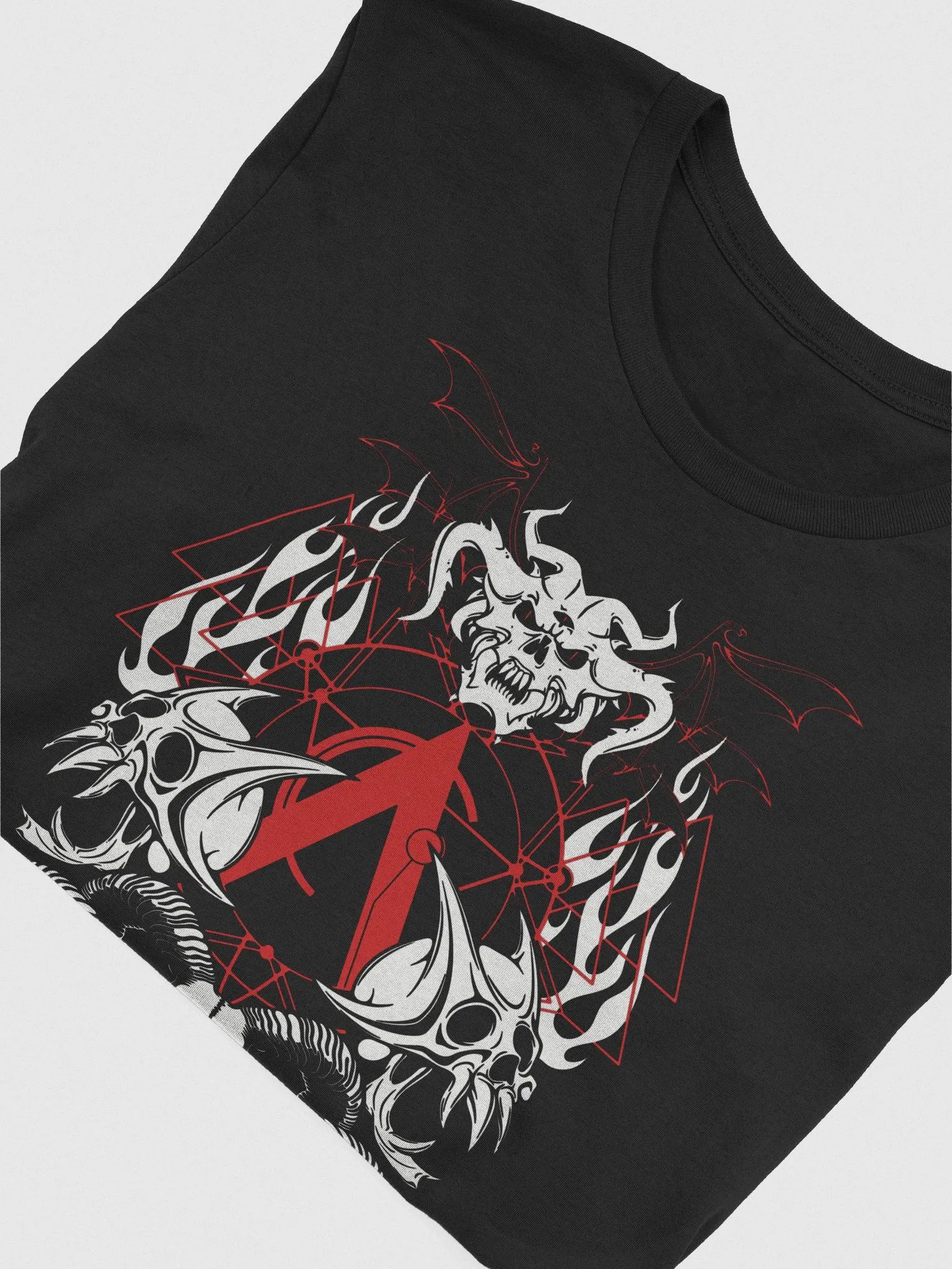 Hellscape T-Shirt (White Flame) product image (4)