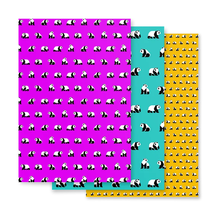 Panda Wrapping Paper product image (2)