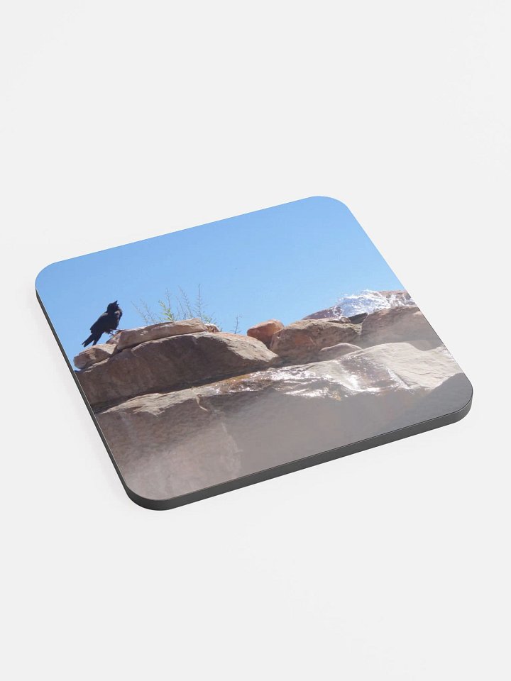 "Fortitude" Glossed Cork Coaster product image (2)