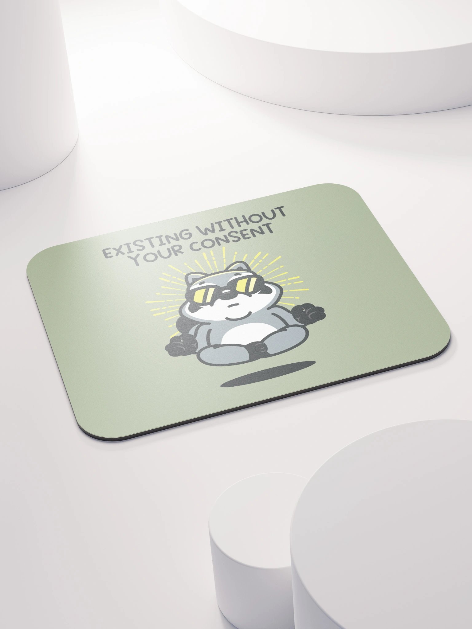 Existing Without Your Consent Mouse Pad product image (4)