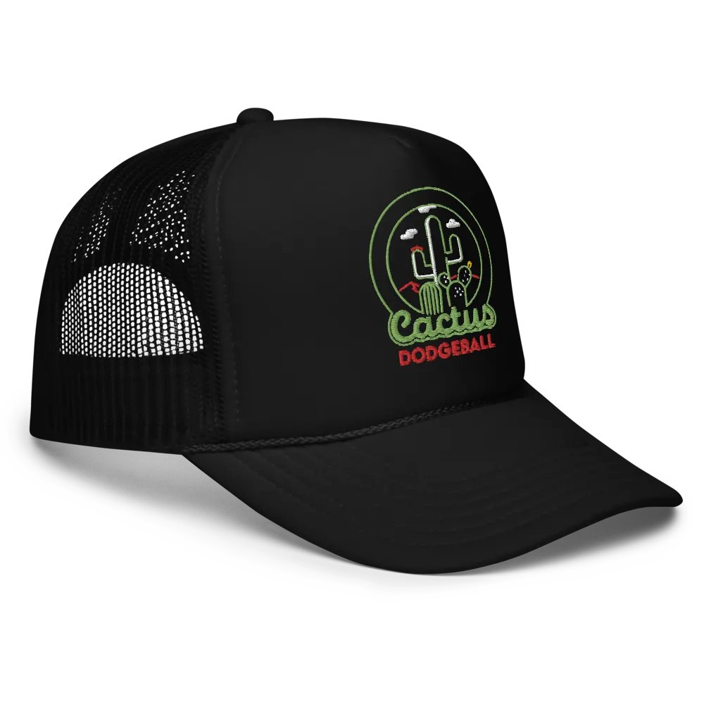 Cactus Dodgeball Foam Trucker Hat product image (9)