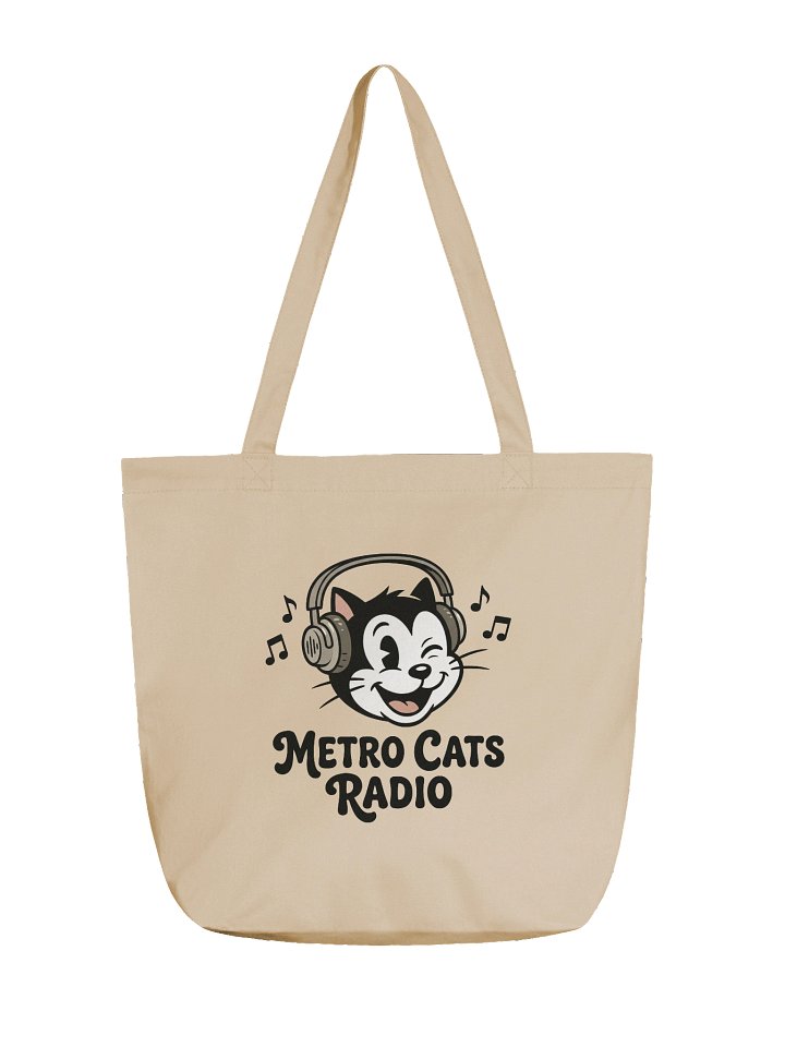 Metro Cats Radio Vertical Eco Tote product image (1)