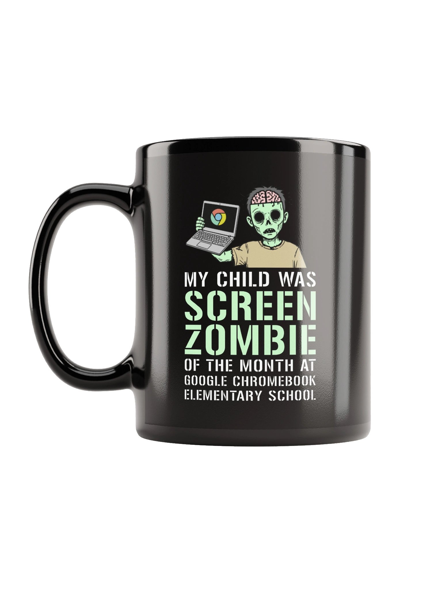 Chromebook Screen Zombie Black Mug product image (1)
