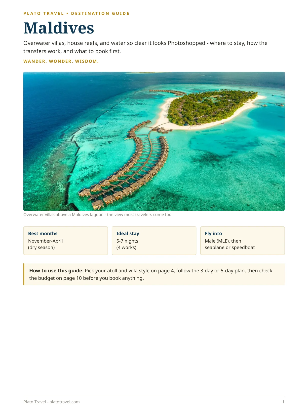 Maldives Travel Guide product image (1)