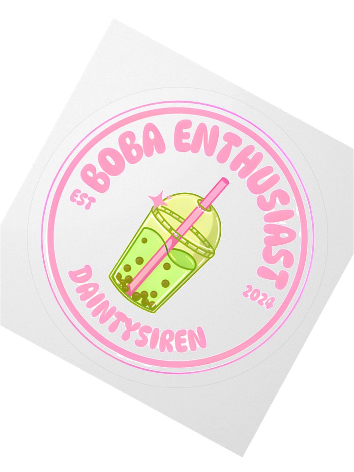 Boba Enthusiast Sticker product image (5)