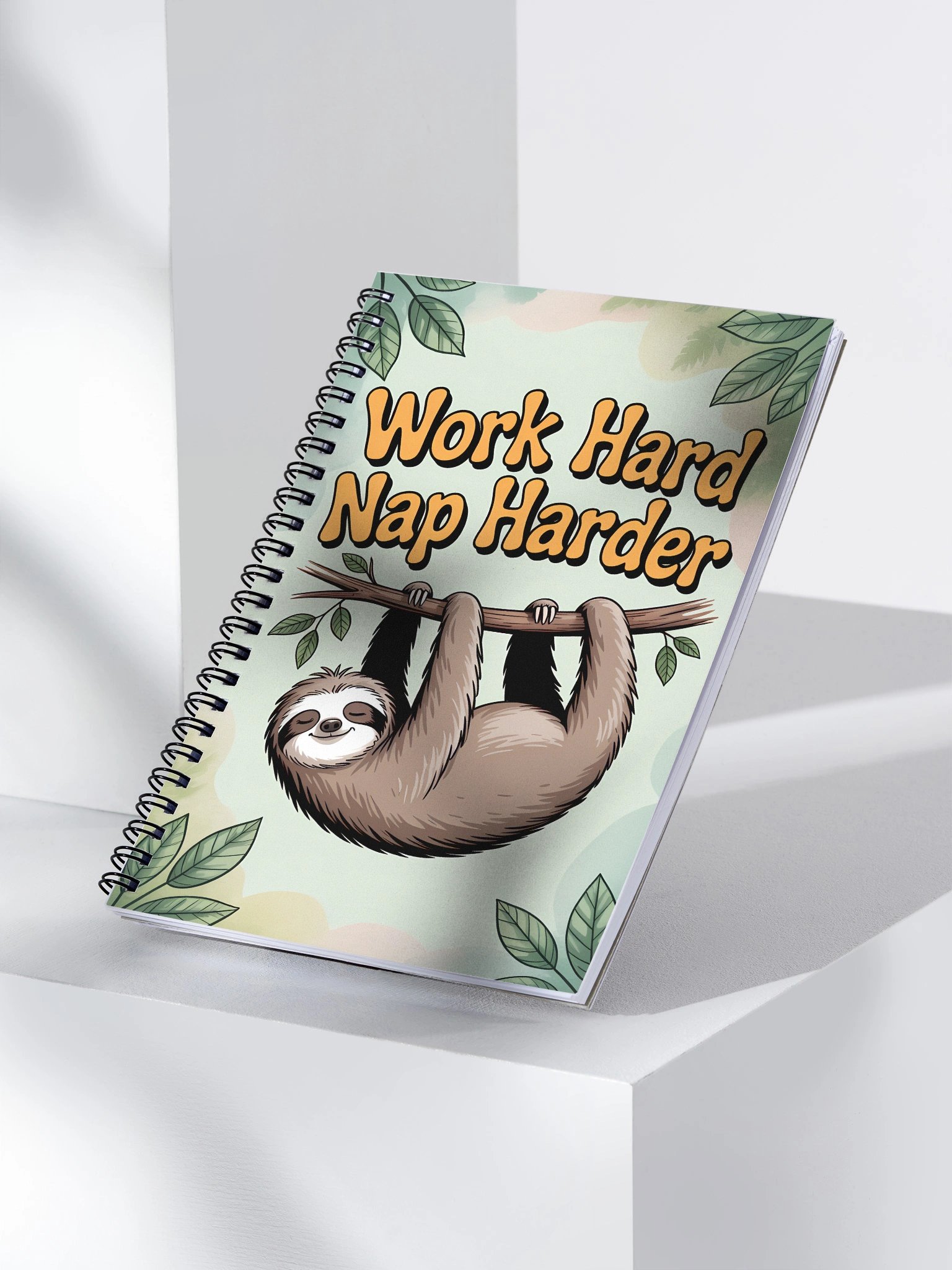 Work Hard Nap Harder Non-Sacral Notebook product image (3)