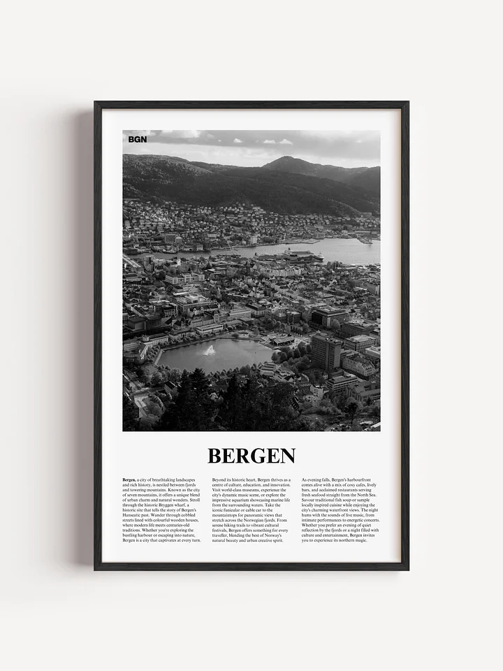 Bergen 02 Newspaper Poster product image (1)