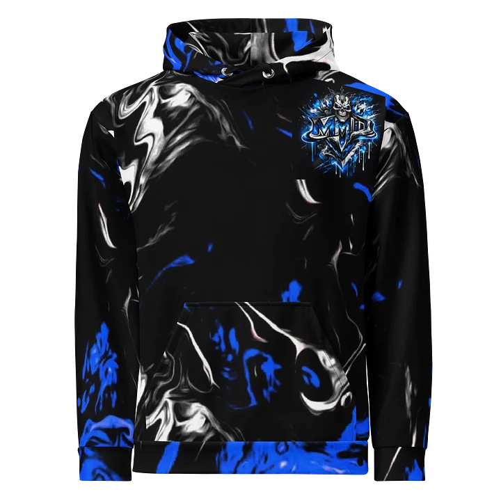 Blue Noir Marble Hoodie product image (1)