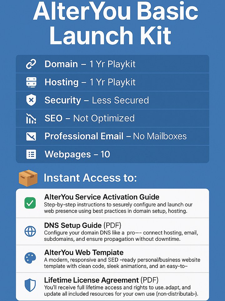 AlterYou Basic Launch Kit product image (1)