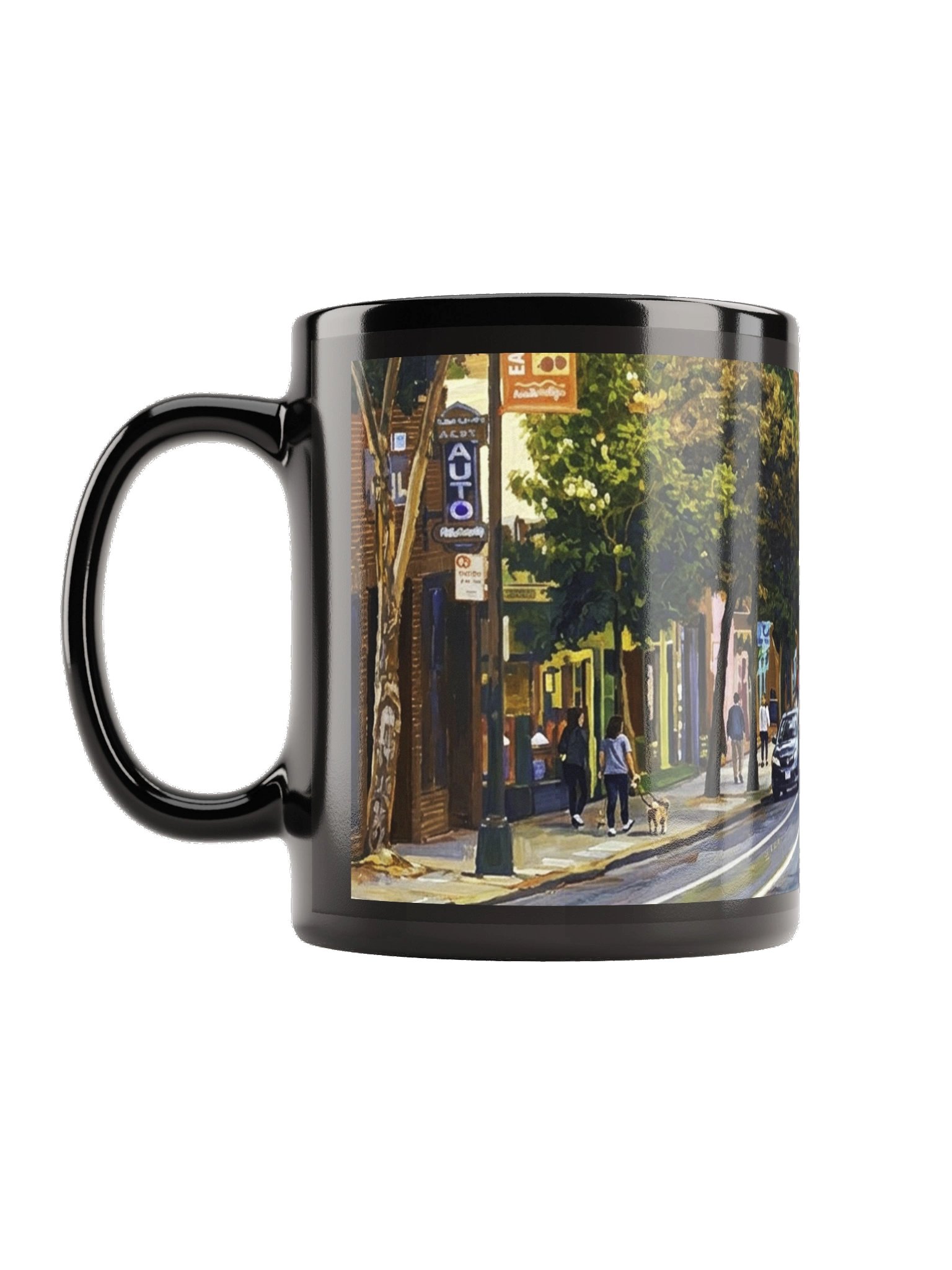 Rockridge Morning Black Glossy Mug product image (1)