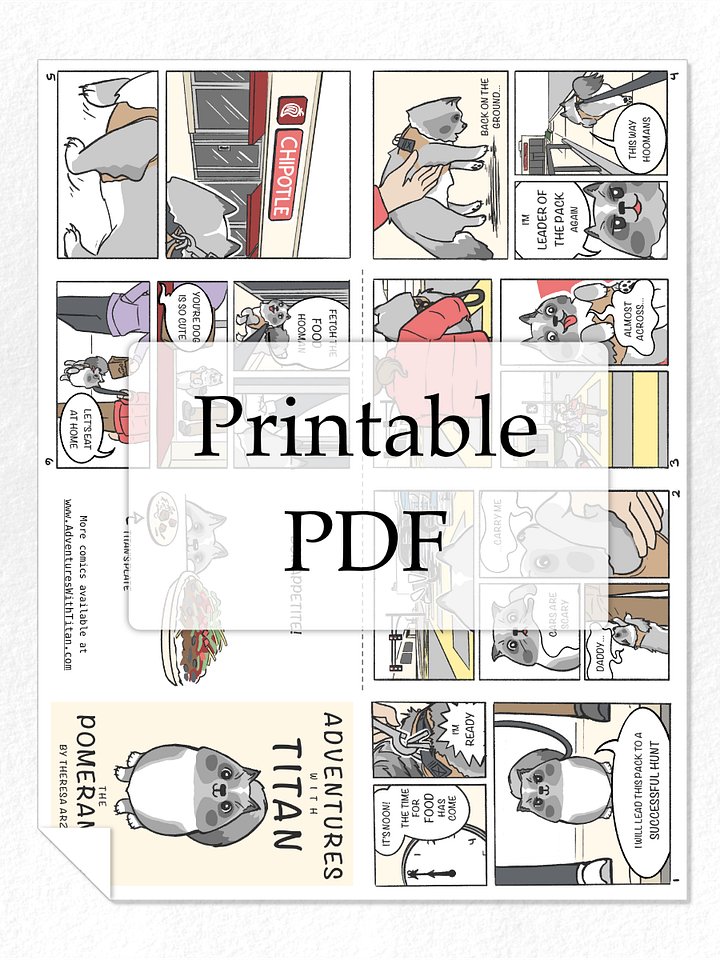 Minizine PDF: It's Lunch Time product image (2)