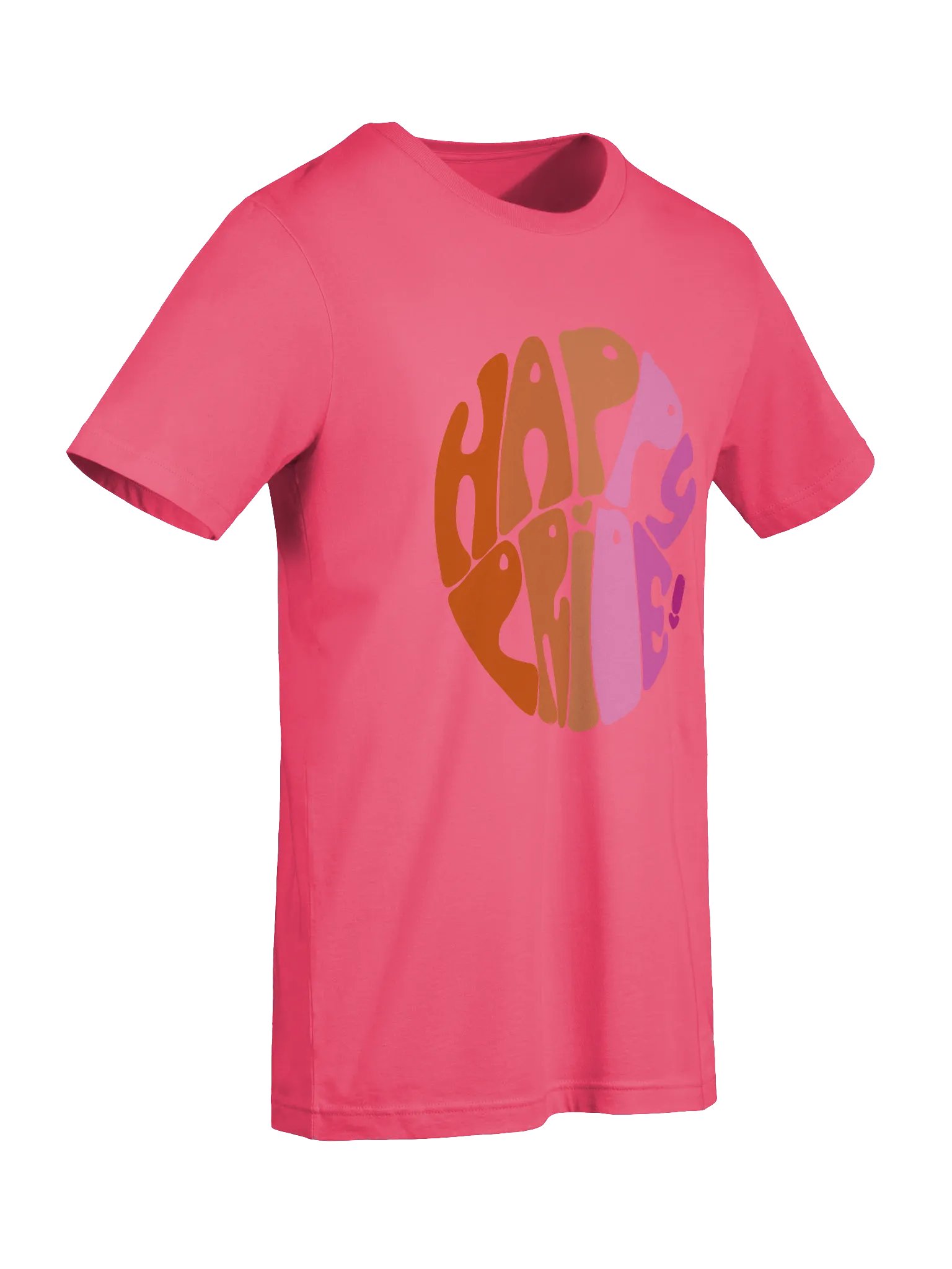 Lesbian Happy Pride big print tee product image (9)