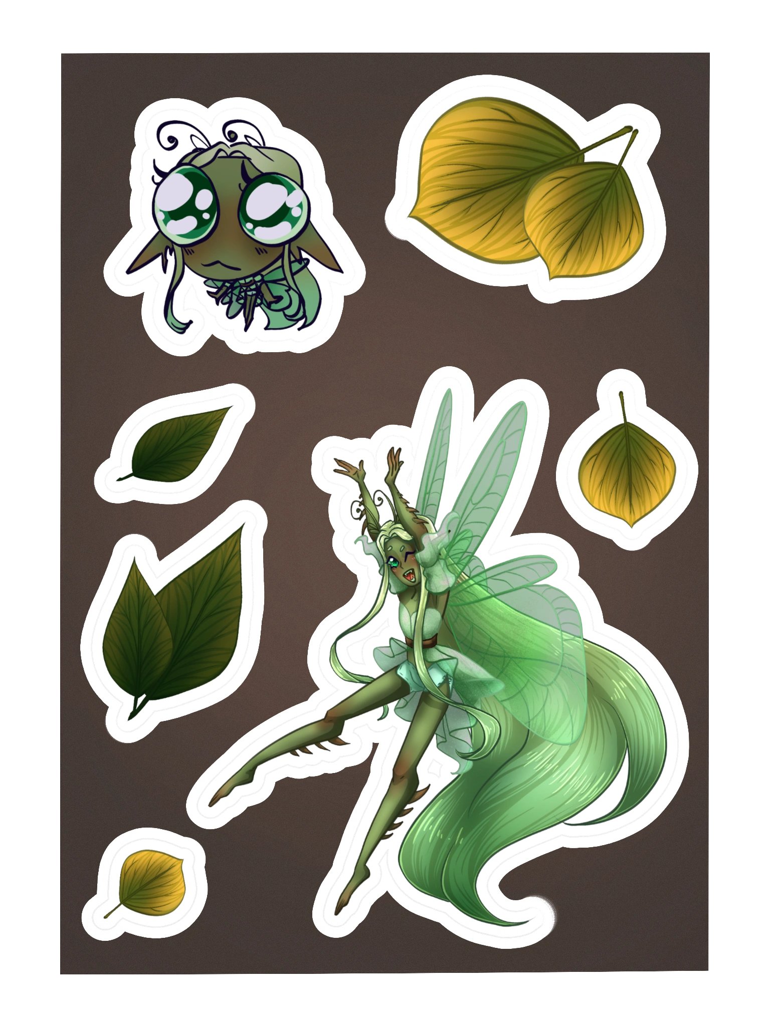 Aventurine Pixie Sticker Sheet product image (3)
