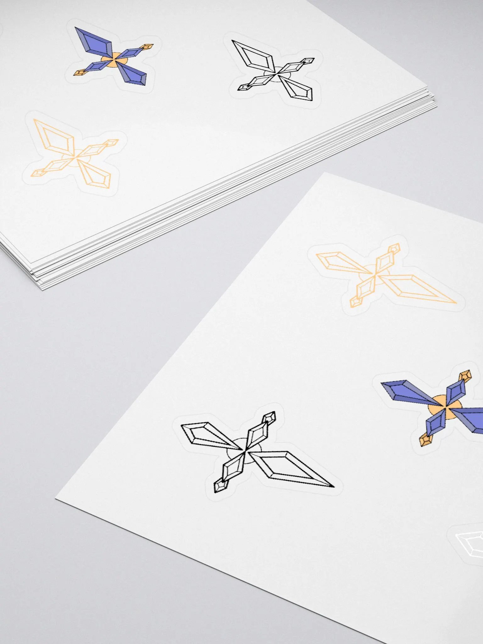 Compass Dagger Sticker Set product image (4)