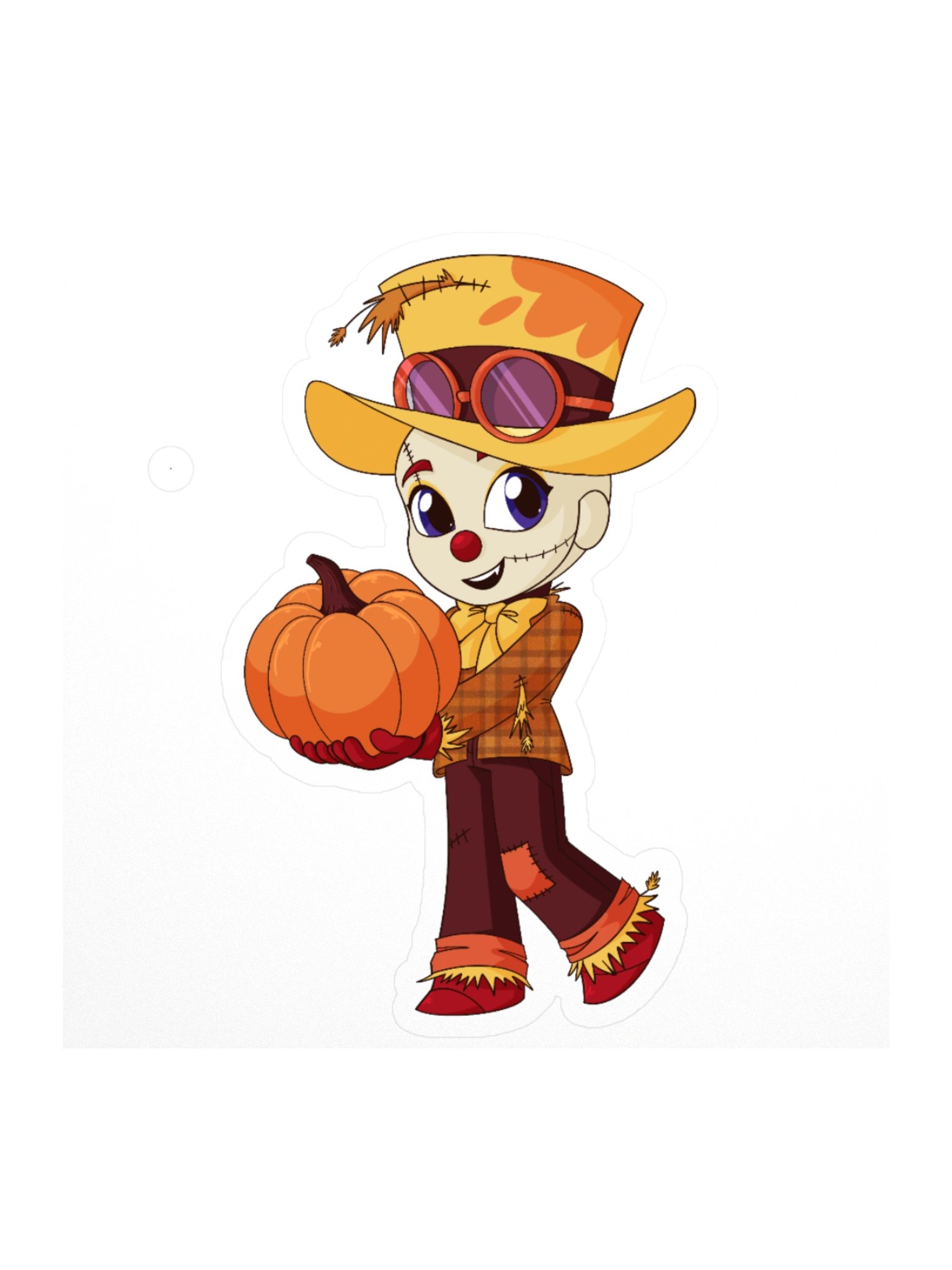 Derpy Pumpkin Sticker product image (2)