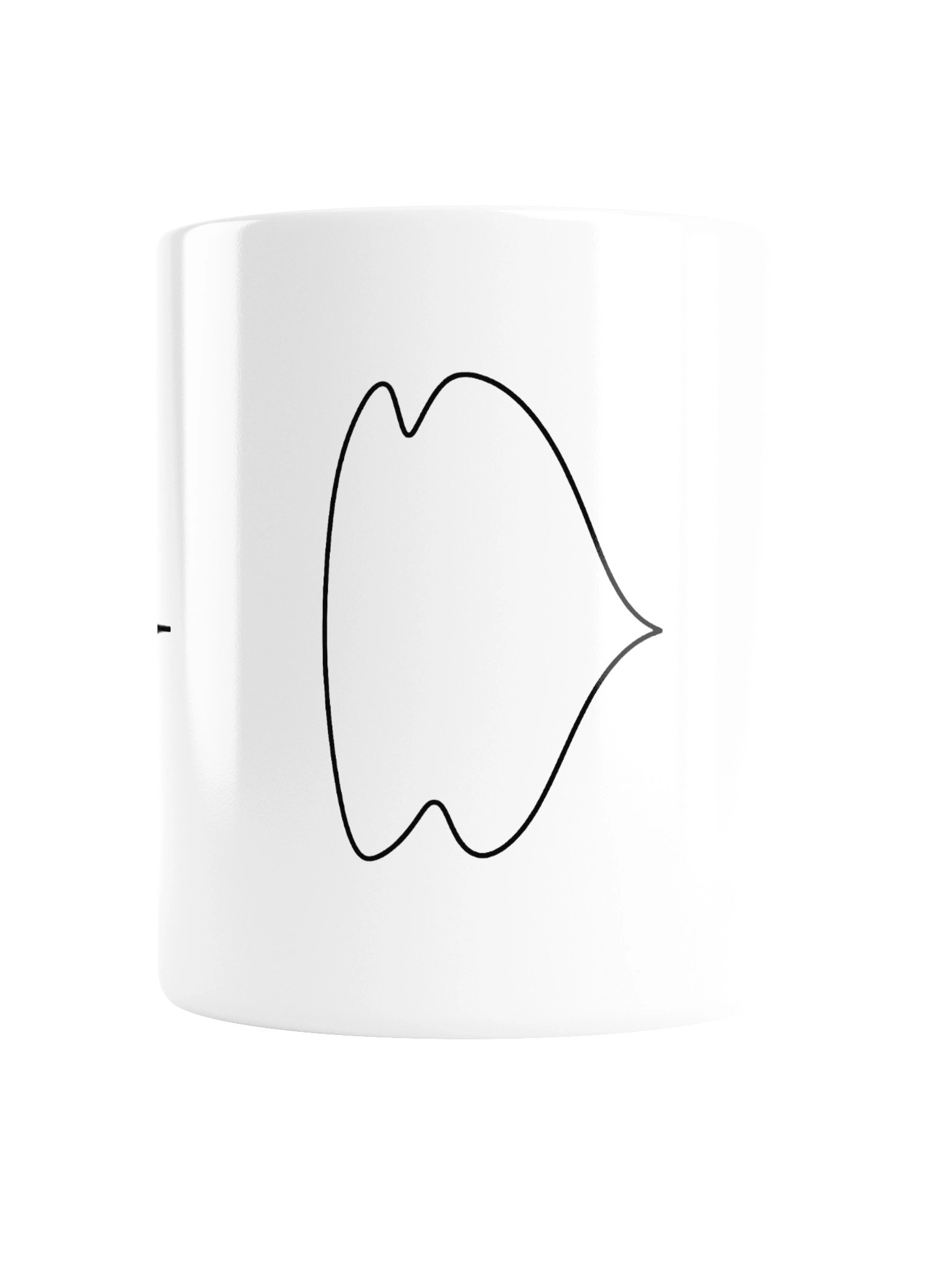 Bark Fart Waveform White Glossy Mug product image (4)