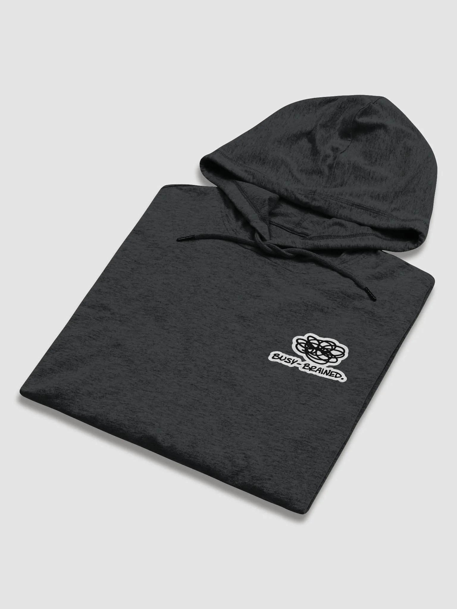 BUSY-BRAINED) (sm. bubble design) printed unisex lightweight hoodie product image (6)