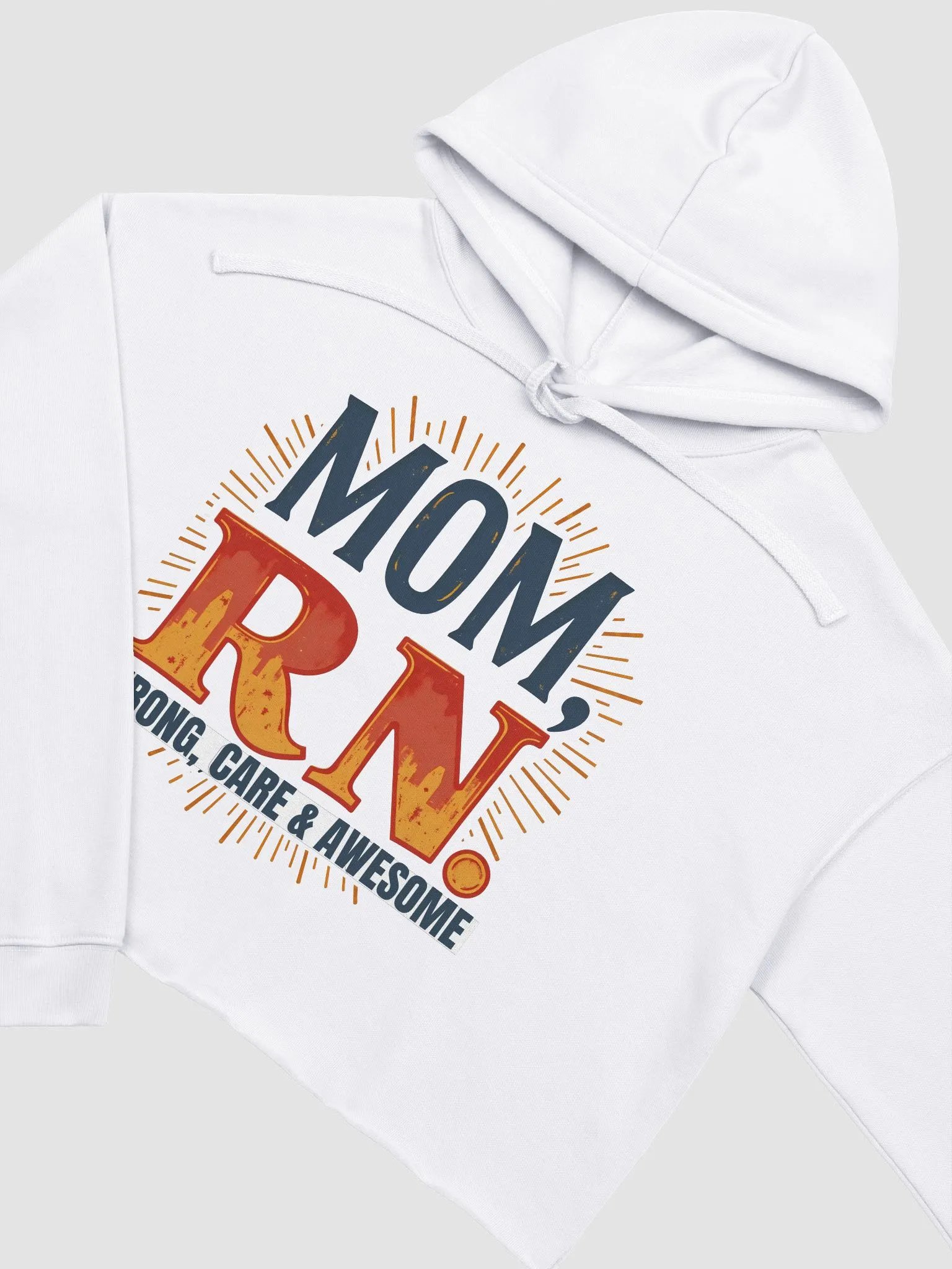 MOM, RN, Strength & Care Radiance Crop Hoodie product image (8)