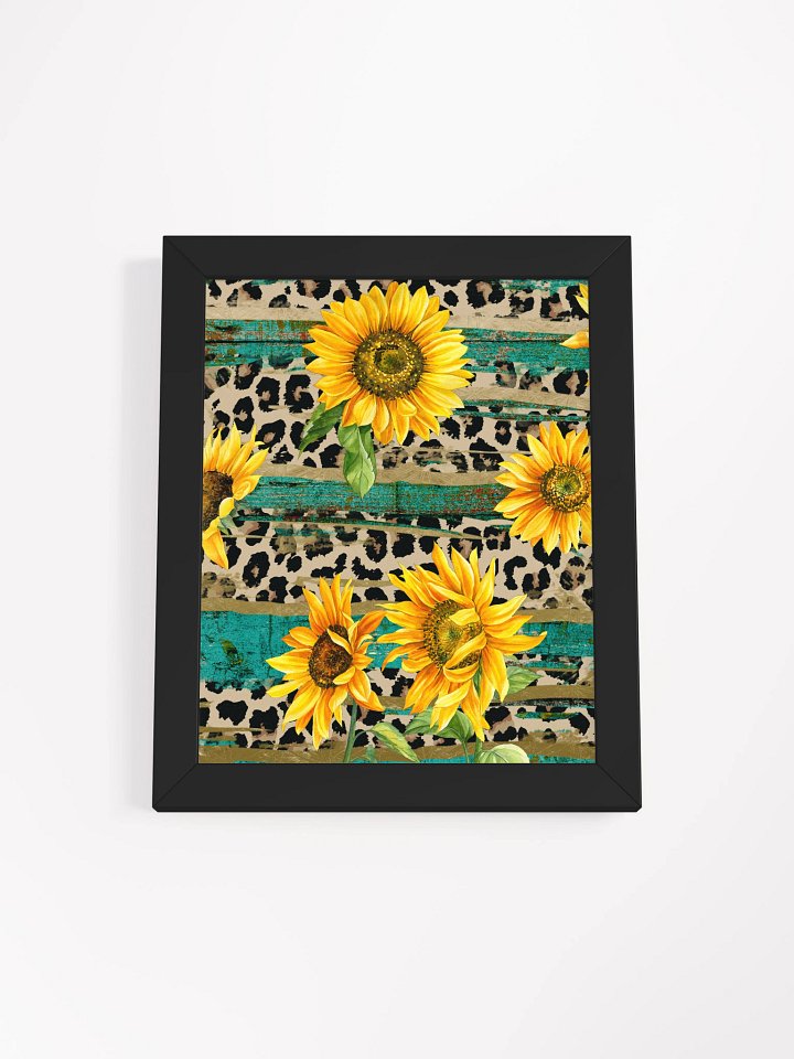 Sunflower Splendor Framed Matte Poster product image (1)