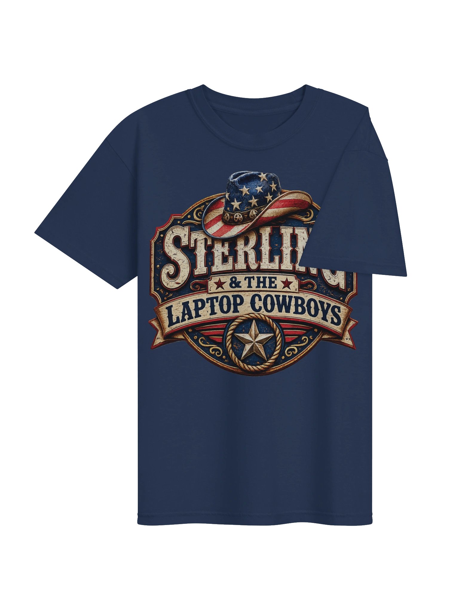 Sterling and The Laptop Cowboys Logo Tee product image (4)