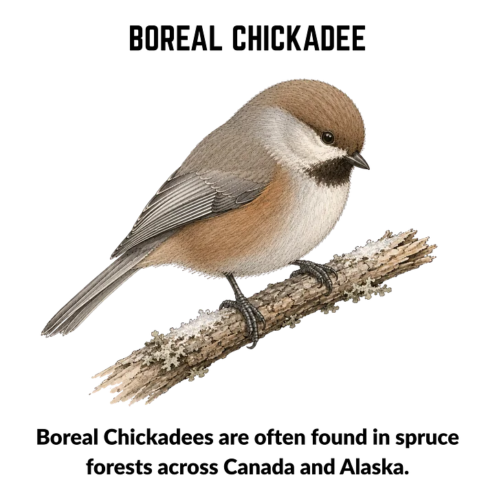 Youth Boreal Chickadee Tee product image (2)