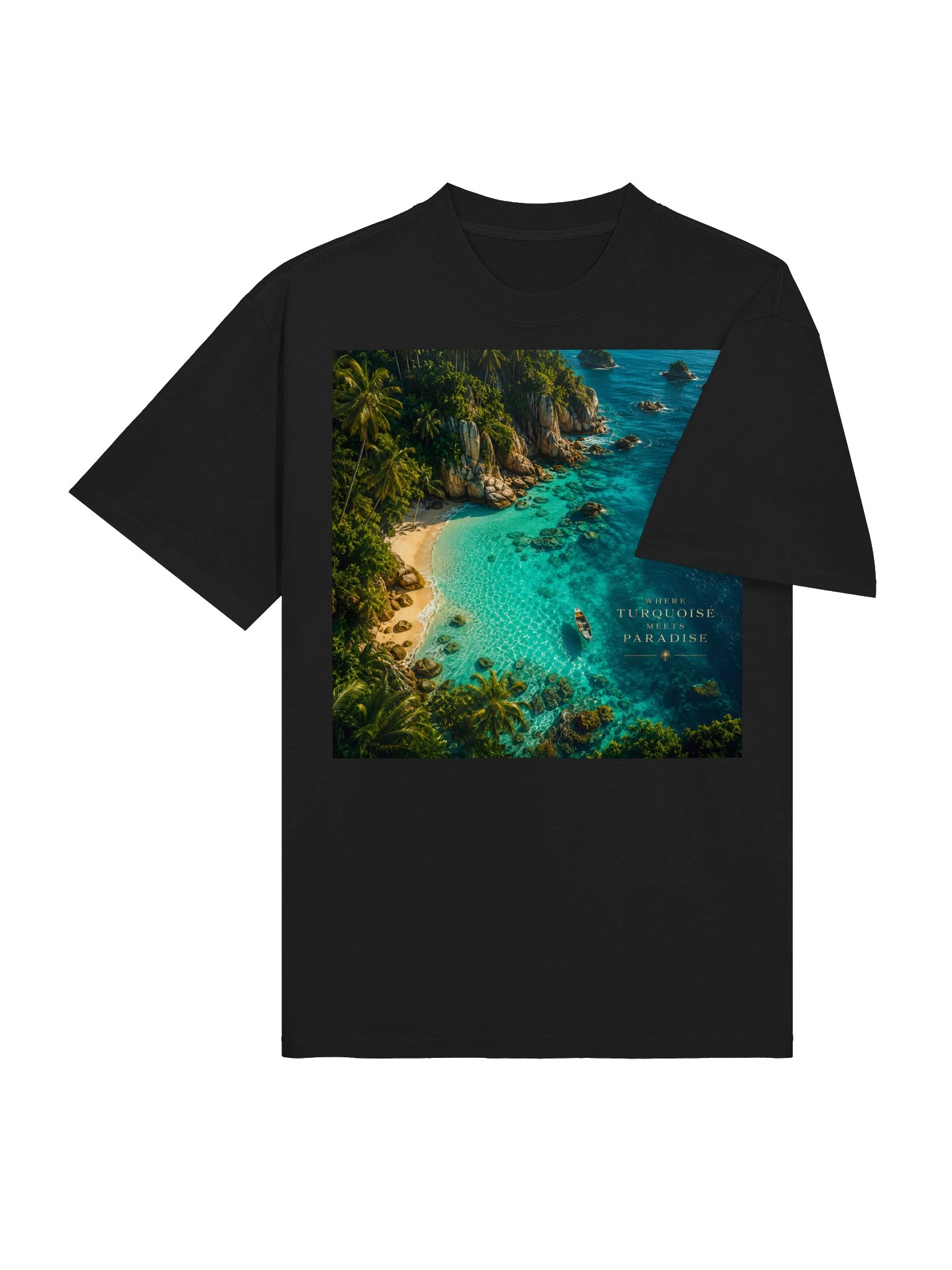 Where Turquoise Meets Paradise T-Shirt | Wanderlust Travel Gift | Tropical Christmas Birthday Gift | Unisex Tee product image (5)