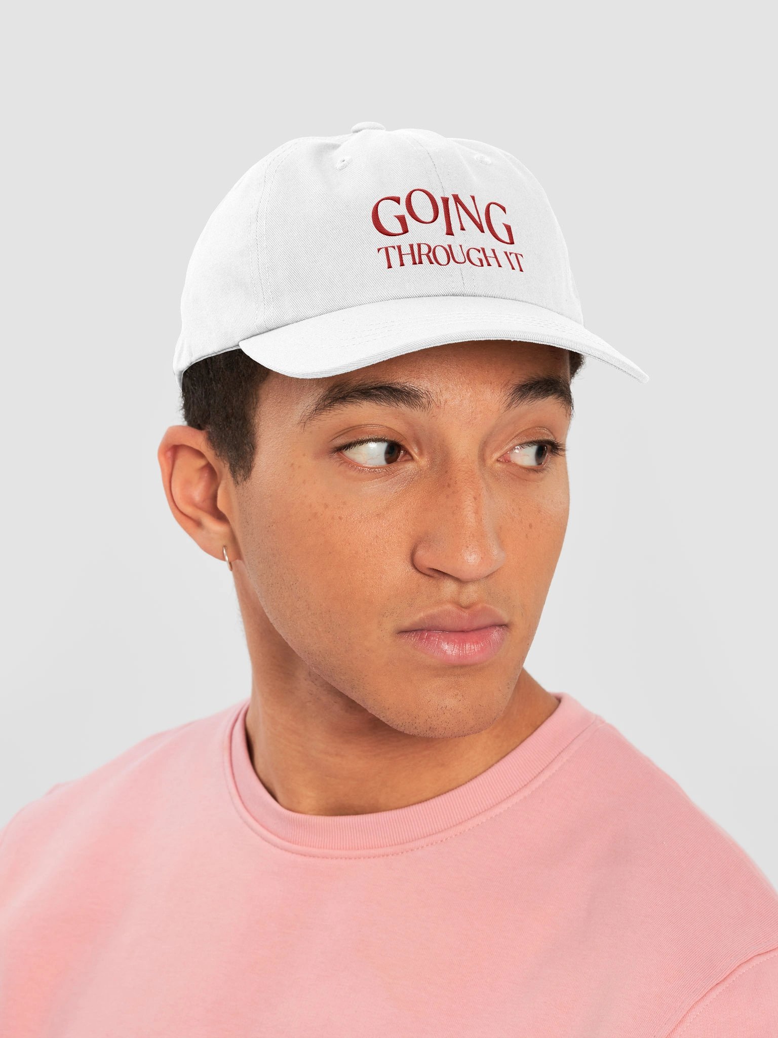 Going Through It Hat - White product image (6)