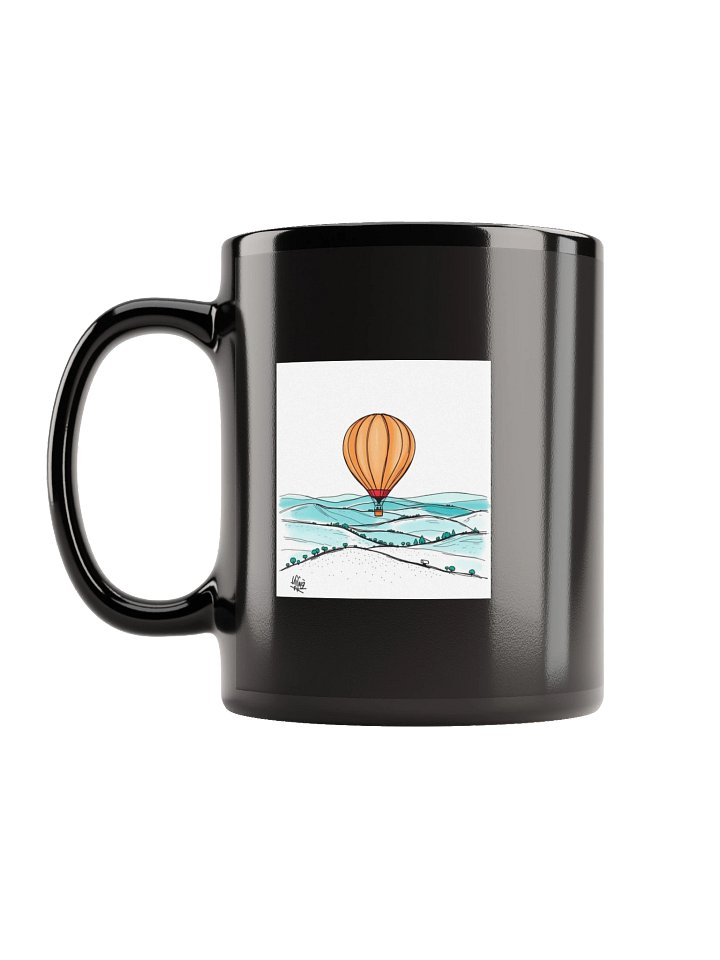 Aleen Hot Air Balloon Mug (Black) product image (1)