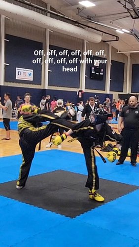Hard work = big results! 🏆 
What’s a goal you’re currently working on? 

#blackbelt #sportkarate #pointfighter #pointfighting...